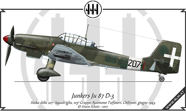 Junkers Ju 87 D-3, Regia Aeronautica